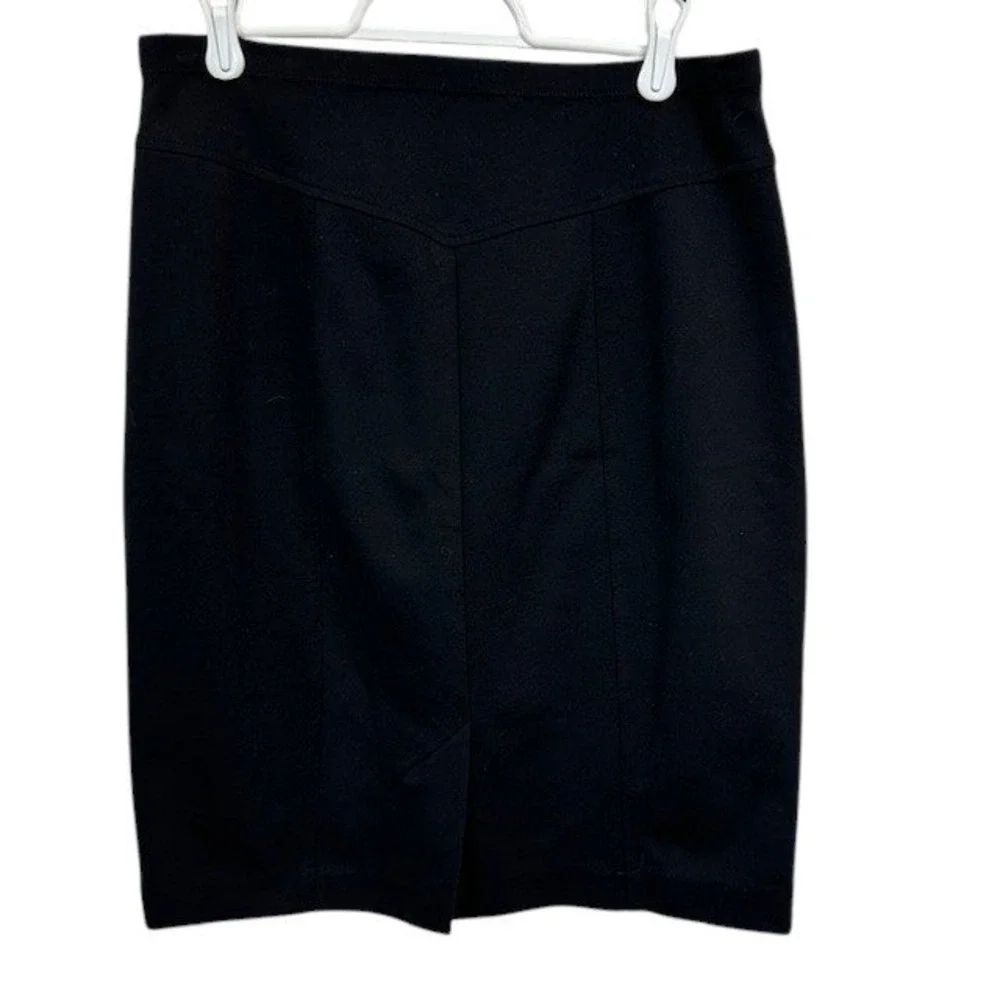 Ellen Tracy Black Career Pencil Skirt Business Office Wear Women Size‎ S